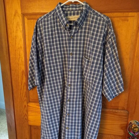 Bit & Bridle Men's 2XT Short Sleeve Button Down Shirt - Picture 1 of 8